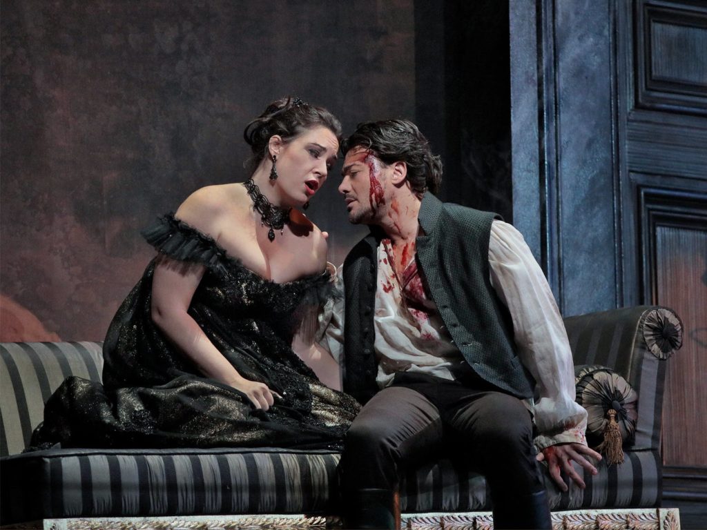 Sonya Yoncheva as Floria Tosca. The Metropolitan Opera. Photo Ken Howard/Metropolitan Opera. https://www.metopera.org/season/2017-18-season/tosca-puccini-tickets/