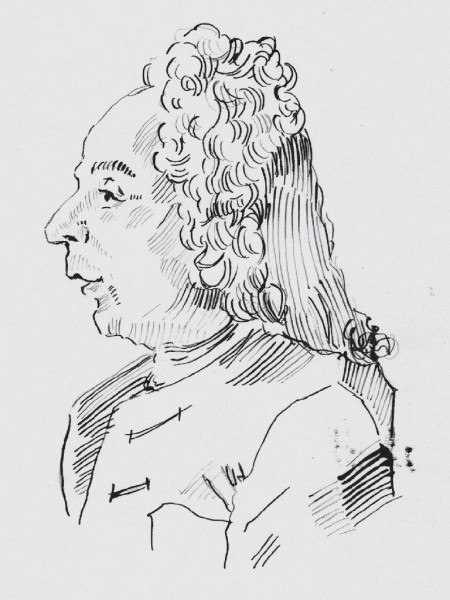 Giovanni Bononcinii, drawn by Michael Cera