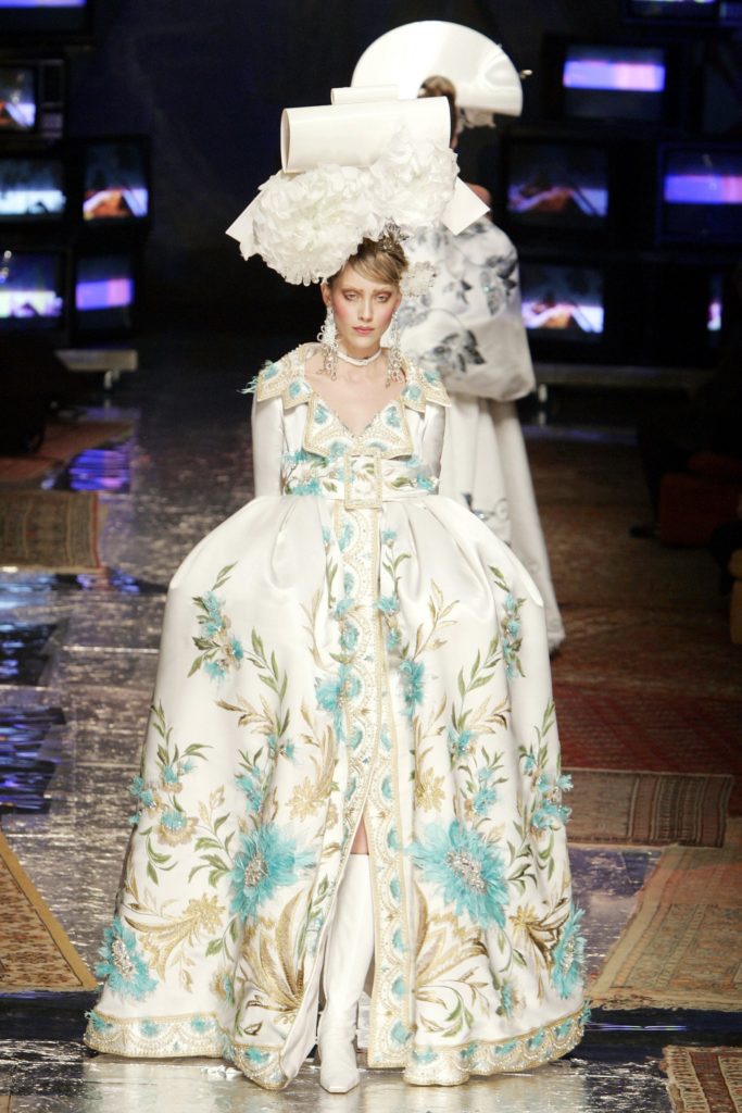 Rachel Kirby in Christian Dior, spring 2005 couture Photo: Vogue Runway Archive