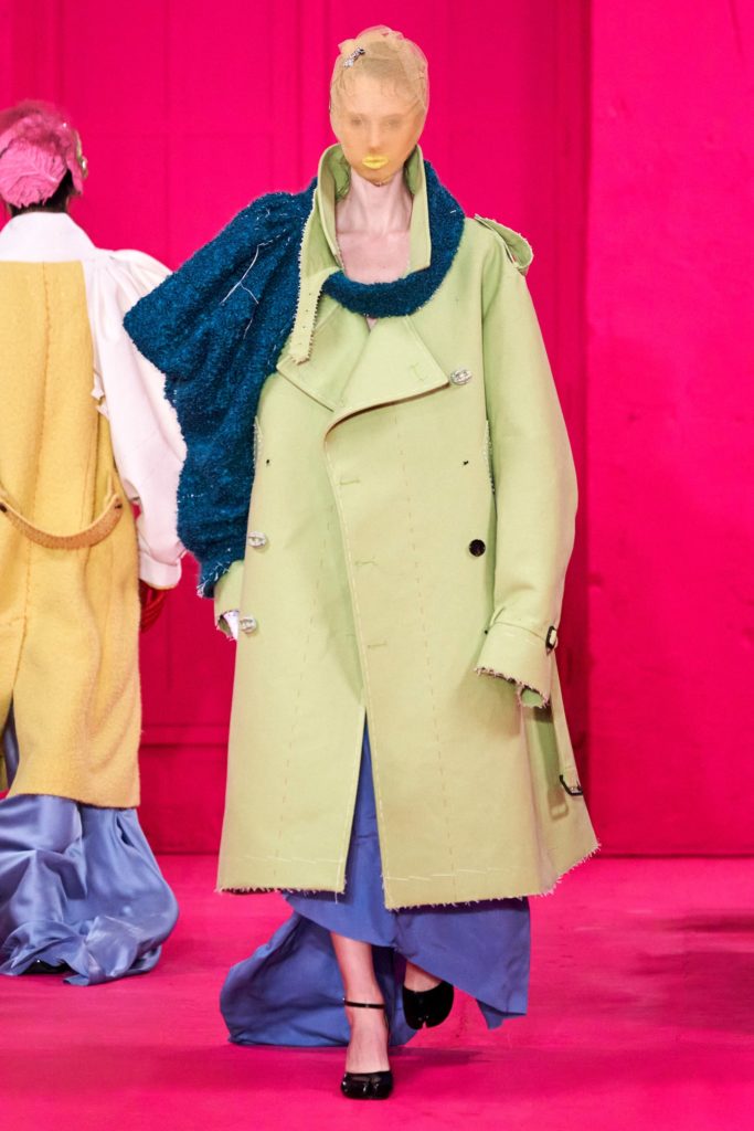 Lotka Lakwijk in Maison Margiela, spring 2020 couture Photo: Alessandro Lucioni / Gorunway.com