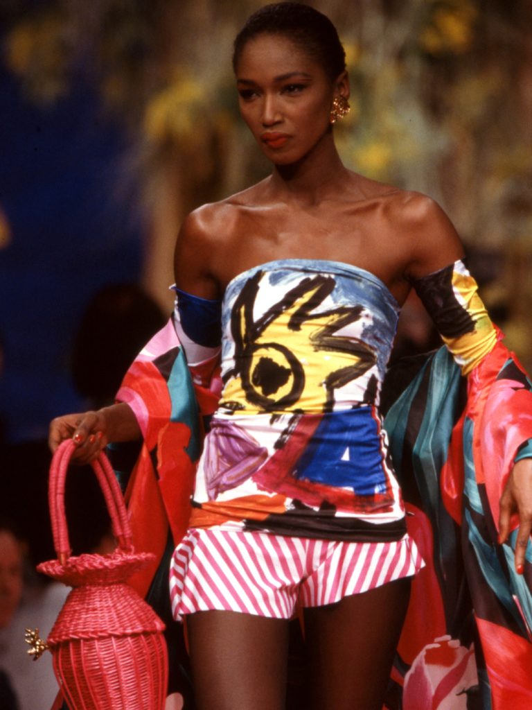 Katoucha Niane in Christian Lacroix, spring 1988 couture Photo: Daniel Simon / Getty Images