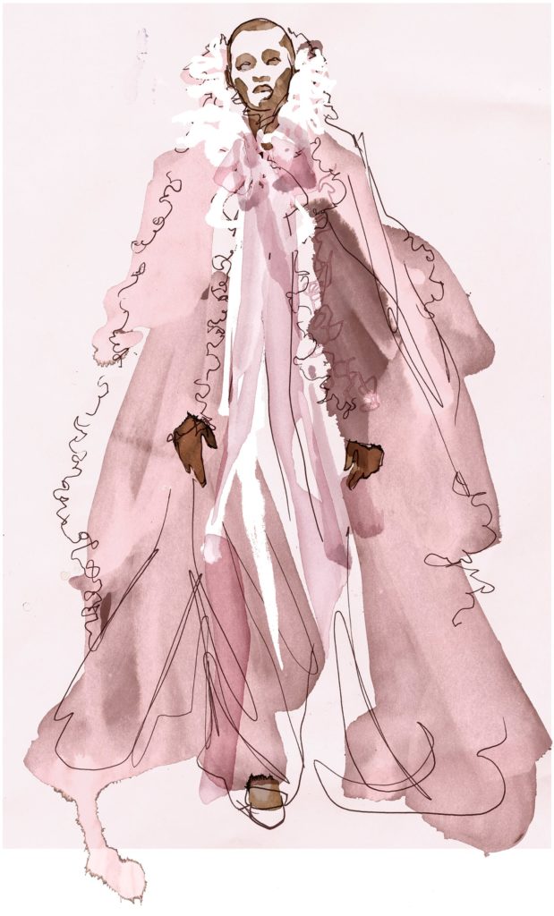 Chanel, spring 2004 couture Illustrated by Sara Singh